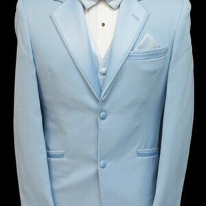 Men's Andrew Fezza Spring Blue Tuxedo Jacket Formal  SPRING - PROM - WASHABLE